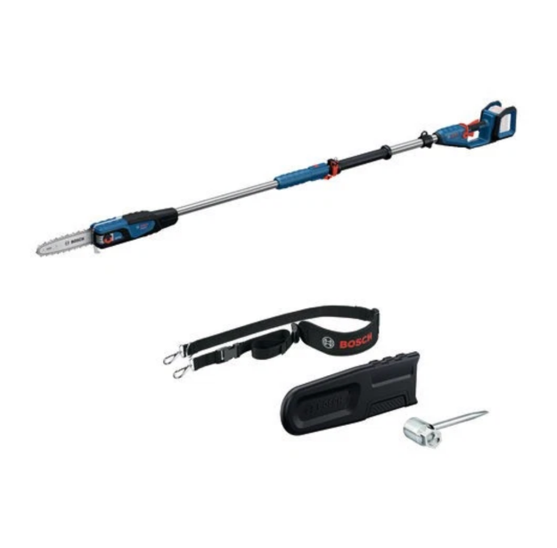 Picture of Bosch GKE18V-25TP 18V Li-Ion Brushless Telescopic 2.9mtr Polesaw with 25cm Bar 7,70m/s Chain Speed, Bare Unit