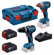 Picture of BOSCH 0615A5008E 18V Brushless Twin Pack, GSB 18V-65 Drill Driver & GDX 18V-285 Impact Driver