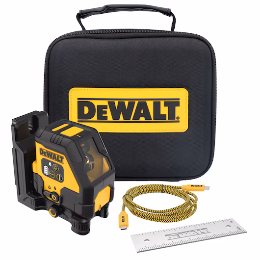 Picture of Dewalt DCLE14201RB-XJ USB Cross Line Red Beam Laser