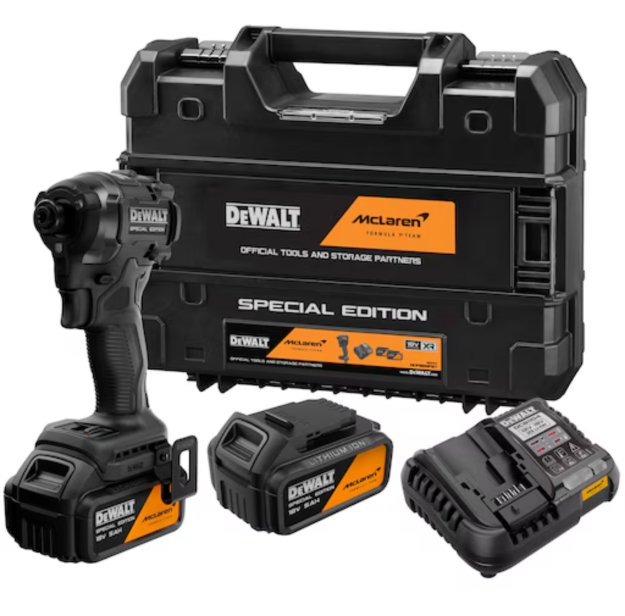 Picture of Dewalt Mclaren DCF86MP2T 18v impact driver with 2 x 5ah batteries