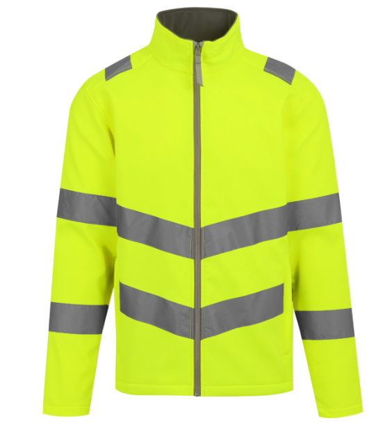 Picture of Regatta TRA712 Hi-Vis Pro Contract Ablaze 2 Layer Softshell Jacket
