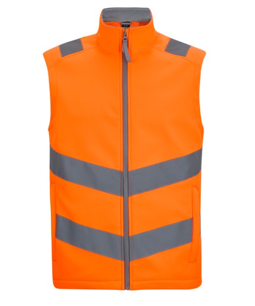 Picture of Regatta TRB201 Hi-Vis Pro Contract Ablaze Softshell Bodywarmer