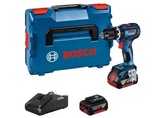 Picture of Bosch GSB 18V-90C 18V 2 Speed Combi Drill C/W 2 x 4.0Ah ProCore Batteries & Charger In L-Boxx
