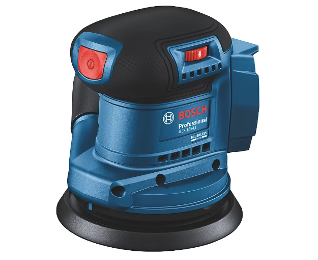 Picture of Bosch GEX 185-LI Professional 18V 125mm Brushless Random Orbital Sander (Body Only with Dust Bag) 06013A5020