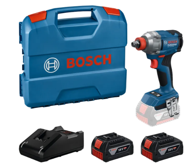 Picture of Bosch GDX18V-285P2 18v Brushless 1/2'' Impact Wrench/Driver 285nm 2in1 C/W 2 x 5.0Ah Li-ion Batteries & Charger In Carry Case 06019N2172(Annual Summer Sale Special Offer Price)