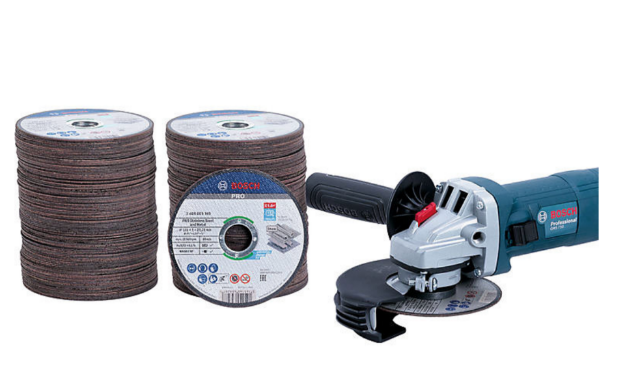 Picture of Bosch 200 pk pro stainless steel cutting disc 115mm (includes Free 220v GWS 750 Grinder)
