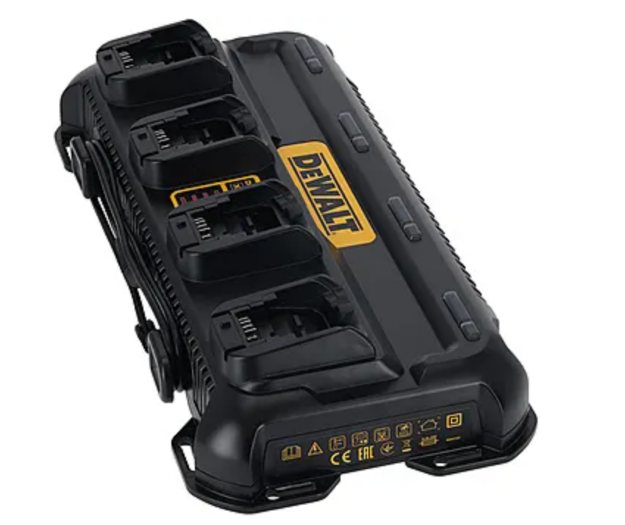 Picture of Dewalt DCB1404 18V-54V 4 Port Charger 220v (Charging Time - Approx 15mins Per Amp)