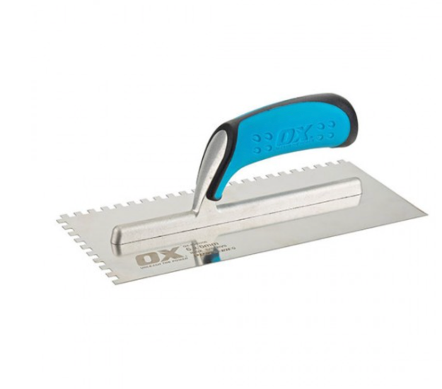Picture of OX Pro 6mm Notch Trowel - 115 x 280mm / 11in