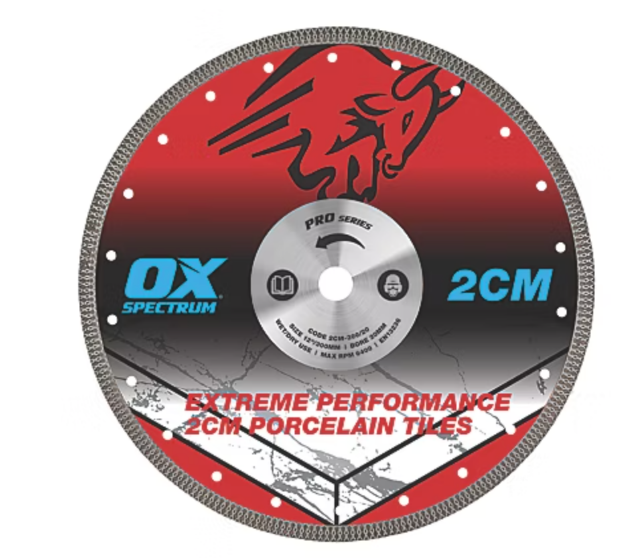 Picture of OX Pro 2CM Porcelain Cutting Blade - 300/20mm