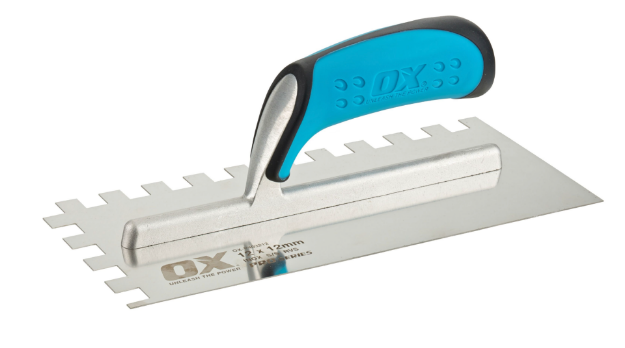Picture of OX Pro 12mm Notch Trowel - 115 x 280mm / 11in