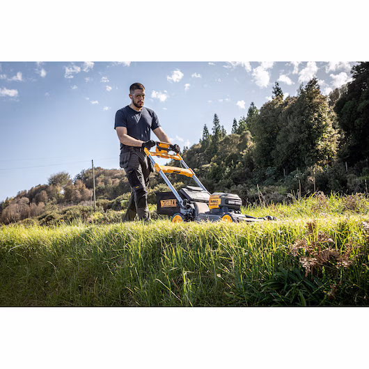 Picture of Dewalt DCMWSP660N-XJ 54V XR Flex Volt Dual Battery 53cm Self Propelled Lawn Mower with Mulch Feature