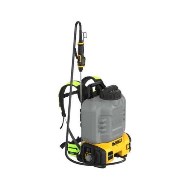 Picture of Dewalt DCCS1100N 18v XR 15L "Concrete Chemical Sprayer" 20-150psi Spraying Pressure 3Ltr Per Min Flow Rate 9kg Bare Unit