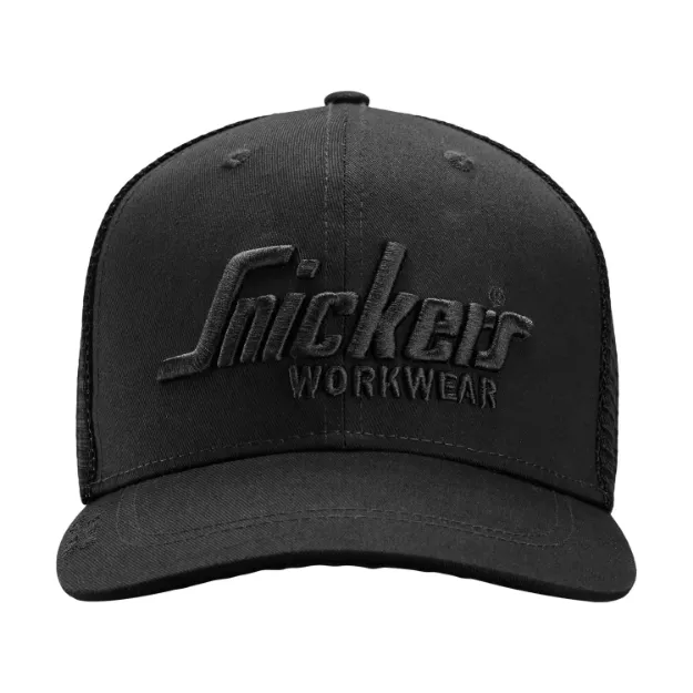 Picture of SNICKERS 9001 TRUCKER CAP BLACK