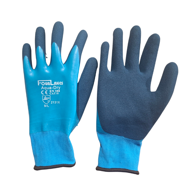 Picture of Aqua Dry Waterproof Gloves L6201 (**Sold As Singles)  (Qtys:  Pkt 12, Carton 120)