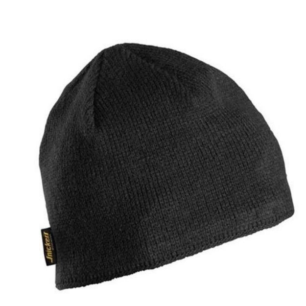 Picture of SNICKERS 9084 BLACK LOGO BEANIE HAT     