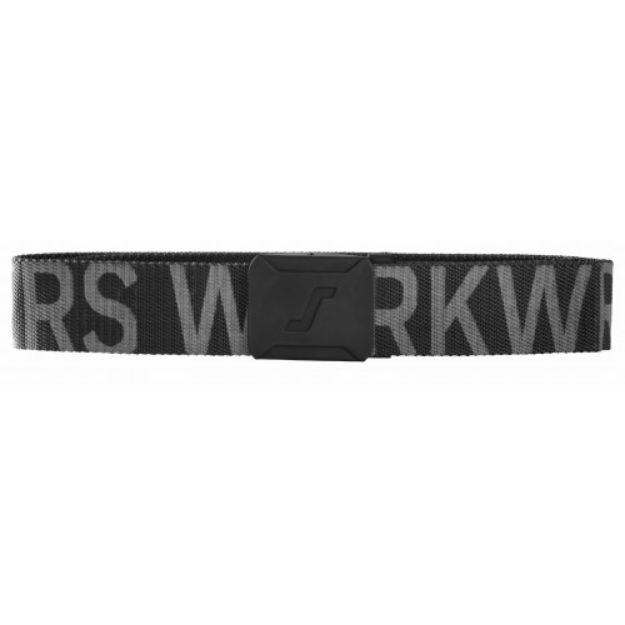 Picture of SNICKERS 9004 BLACK / STEEL GREY LOGO BELT