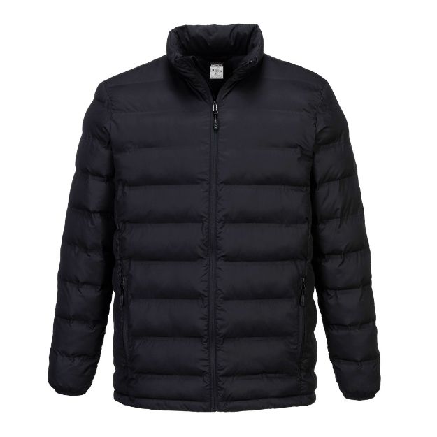 Picture of Portwest S547 Ultrasonic Heated Tunnel Jacket Black Large