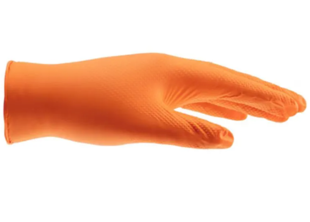 Picture of Orange Progrip Glove  (**Sold As Singles)  (Qtys:  Pkt 12 Carton 120)