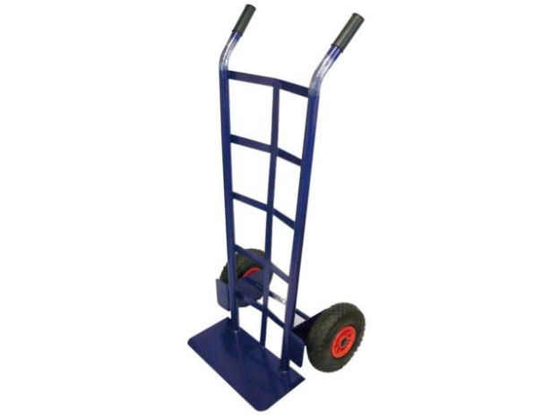 Picture of WORKMAN SACK TRUCK BLUE C/W PNEUMATIC WHEELS 60KG (W013)   