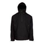 Picture of APACHE( BLACK) WHITE ROCK 1/4 ZIP WATERPROOF JACKET