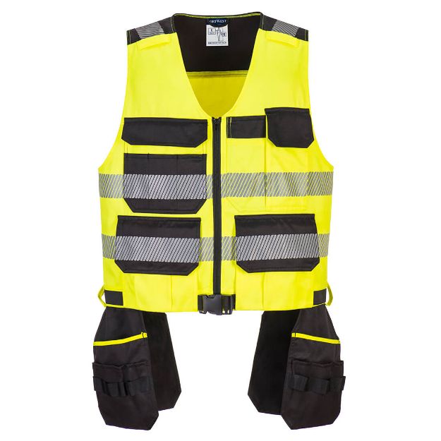 Picture of Portwest PW308 - PW3 Hi-Vis Class 1 Tool Vest