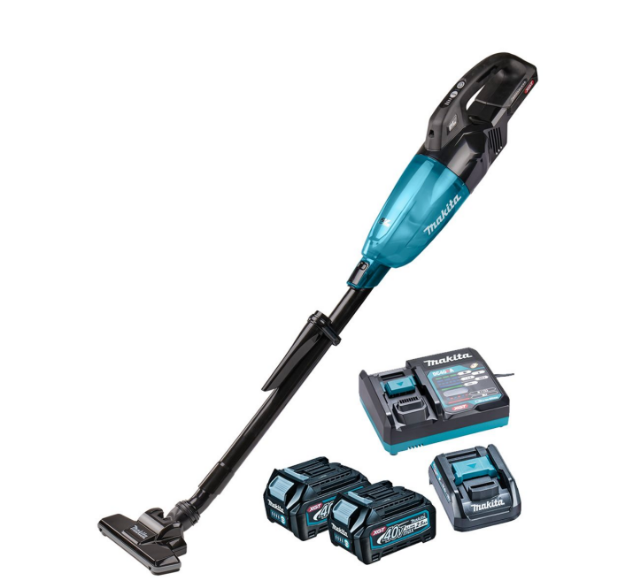 Picture of Makita CL001GD225 40v AGT High Suction Vacuum Cleaner 0.73L Dust Capacity 210mbar Sealed Suction 2.3kg C/W 2 x 2.5Ah Batteries & Charger