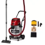 Picture of Einhell TE-VC 36/30 S Auto Li S-Solo PXC 36V Professional 30 Litre Stainless Steel Wet and Dry Vac with Auto Power Take Off, Bare Unit  