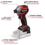 Picture of Einhell TP-CI 18/250-C Li BL - Solo PXC 18V 250Nm Professional Brushless 3 Speed Impact Driver Bare Unit