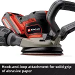 Picture of Einhell TP-RS 18/32 Li BL-Solo PXC 18V 5" 125mm Professional Brushless Rotating Sander 6000-24000rpm 1.1kg Bare Unit C/W 3x Sanding Pads & Dust Box