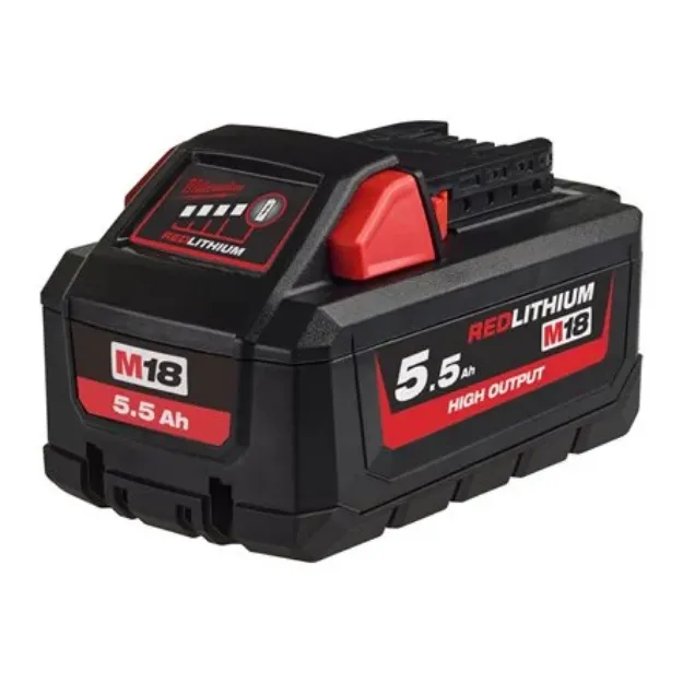 Picture of Milwaukee M18HB5.5 High Output 5.5Ah Li-Ion Battery   
