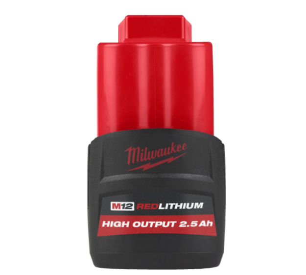 Picture of Milwaukee M12 HB2 2.5Ah "High Output" Li-Ion Battery