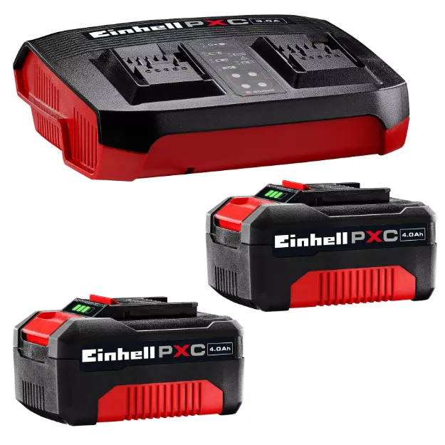 Picture of Einhell 4512112 18V PXC Starter Kit Twin Charger 2 x 4.0Ah Kit 