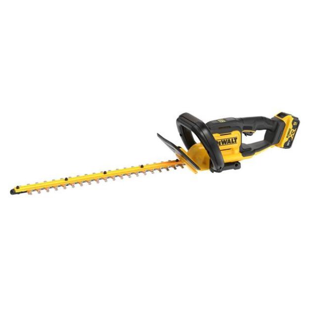 Picture of Dewalt DCMHT562P1 18V XR Heavy Duty Hedge Trimmer 550mm 1 x 5ah battery