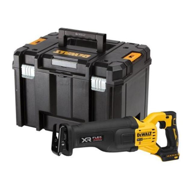 Picture of Dewalt DCS386NT 18v XR 190mm Brushless High Power Reciprocating Saw With Flexvolt Advantage Bare Unit In T-stak Box