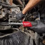 Picture of Milwaukee M12FPTR-202X Pass through Ratchet c/w 2 x 2.0Ah Batteries & Charger In Case(Includes: Sockets 8-19mm & 21mm 1/4" and 3/8" Anvil adapters and 1/4" Hex bit)
