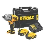 Picture of Dewalt DCF900P2 18V XR 1/2" Brushless 3 Speed High Torque Impact Wrench 1396nm Max Bolt M30 C/W 2 x 5.0Ah Li-ion Batteries & Charger In Dewalt Case
