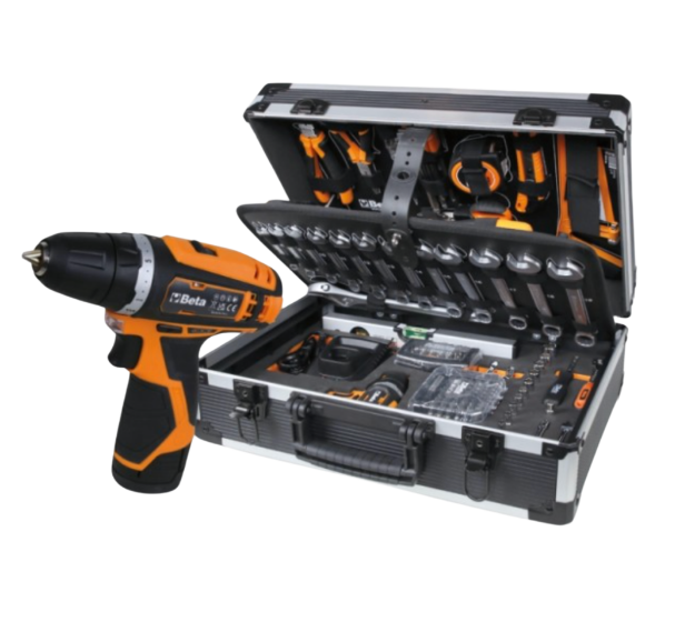 Picture of Beta 020566012 BW 2056E 12V Cordless Drill 12V + 146-piece tool set