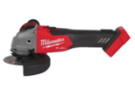 Picture of Milwaukee M18 FSAG115X-0 41/2" 115mm  Angle Grinder with Slide Switch 3500-8500rpm 2.6kg M12-18FC Charger and 1 no. 5Ah M18 Battery and M18TLED torch in Bag