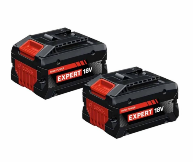 Picture of Bosch EXPERT Battery Twin Pack x 2 EXBA18V-80 8.0Ah Batteries 1600A0373D