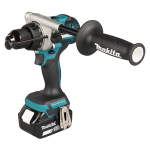 Picture of Makita DLX2590TJ Combiset LXT 18V DHP492 (impact) drill/screwdriver plus DTW300 impact wrench 18V incl. 2x5.0Ah and quick charger in Mbox case
