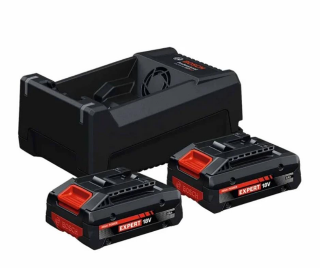 Picture of Bosch EXPERT Starter Set Includes 2 x EXBA18V-40 4.0Ah Batteries & GAL12V/18V-80 Charger 1600A0373L