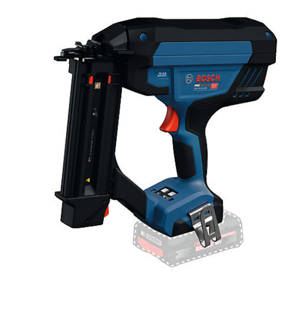 Picture of Bosch GNH 18V-50-2 M GEN 2 18 Gauge Brad Nailer 16-50mm Nails Low Recoil 2.4kg Bare Unit in Cardboard Box 0601482C00