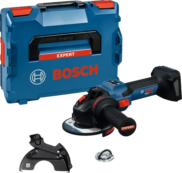 Picture of Bosch EXWS18V-15S 18v EXPERT 5'' 125mm Angle Grinder 3400-11000rpm 2.1kg Bare Unit In L-boxx 06019M6001