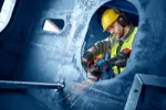 Picture of Bosch EXWS18V-15S 18v EXPERT 5'' 125mm Angle Grinder 3400-11000rpm 2.1kg Bare Unit In L-boxx 06019M6001