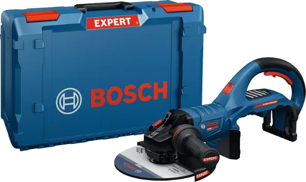 Picture of Bosch EXWS18V2-230P 2x18v EXPERT 9'' 230mm Angle Grinder 5000rpm 4.8kg BARE UNIT In XL-boxx 06019L8000