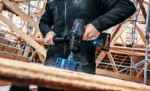 Picture of Bosch EXSB18V-150 EXPERT 18V 150nm Combi Drill 0-2200rpm w/Kickback Control & Electronic Angle Detection 2.1kg Bare Unit In L-Boxx 06019R3200