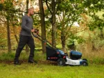 Picture of Bosch GRA18V2-46SP Twin 18v Professional Cordless Lawnmower 46cm Cut 60ltr Collection C/W 2 x 5.5Ah Expert Batteries & 2 x GAL12/18V80 Chargers In Cardboard Box 06008C8270