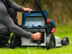 Picture of Bosch GRA18V2-46SP Twin 18v Professional Cordless Lawnmower 46cm Cut 60ltr Collection C/W 2 x 5.5Ah Expert Batteries & 2 x GAL12/18V80 Chargers In Cardboard Box 06008C8270