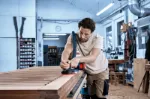 Picture of Bosch EXEX18V-150-5 18v EXPERT 6" 150mm Random Orbit Sander 5mm Orbit 5000-10000rpm 1.2kg Bare Unit In Cardboard Box 0601372904