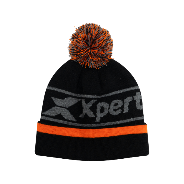 Picture of Xpert XP22 Junior Pom Pom Beanie Hat Black